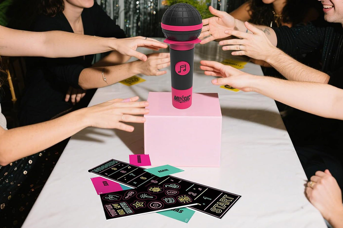 Karaoke Microphone Party Game Card Set Family Board Game for Adults