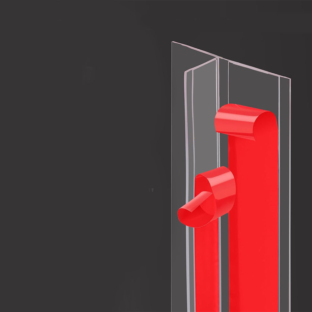 3M T-shaped Seal Strip Clear Draft Stopper Silicone Weather Stripping for Door Windows Gaps