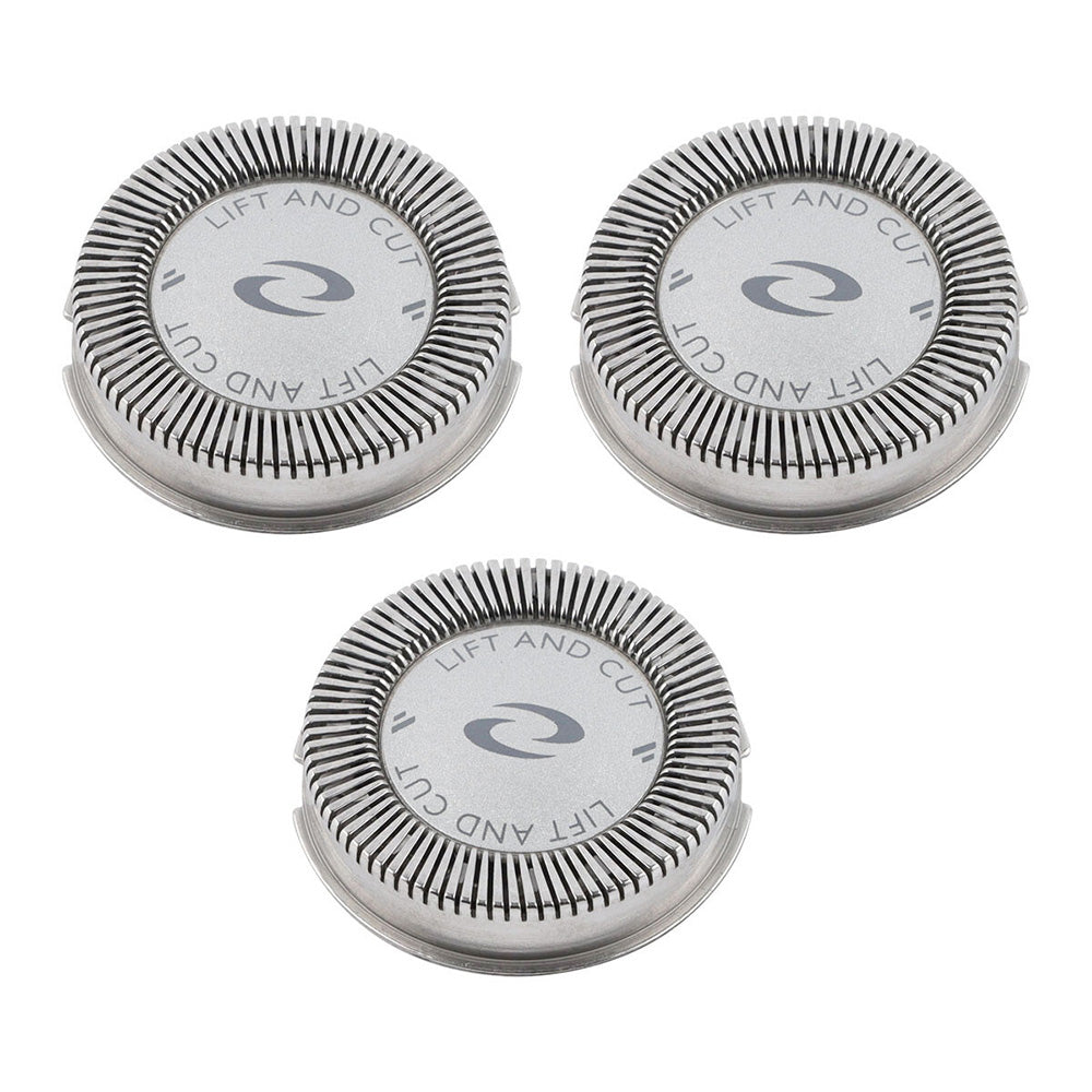 3 Pcs Replacement Shaver Head Blades Compatible With Philips HQ56 Series