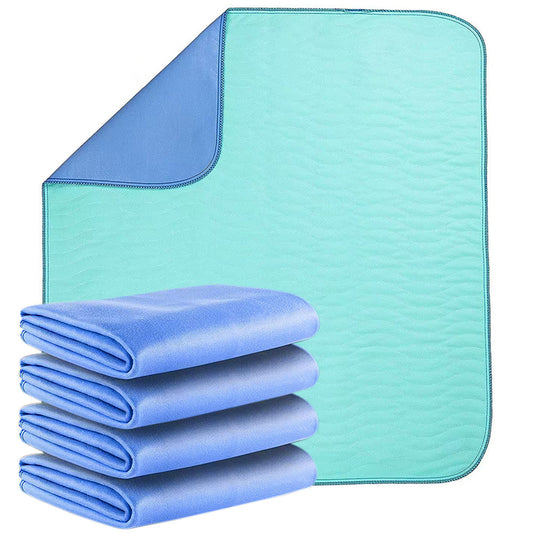 5pcs Washable Bed Pad Reusable Absorbent Protective Pad for Elderly Pets