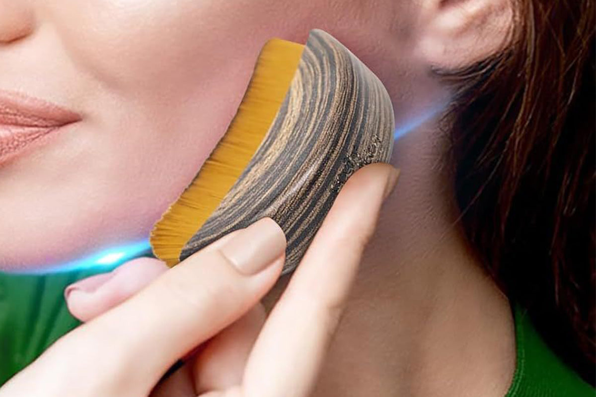 Lymphatic Contour Face Brush Lymphatic Drainage Brush for Sculpting