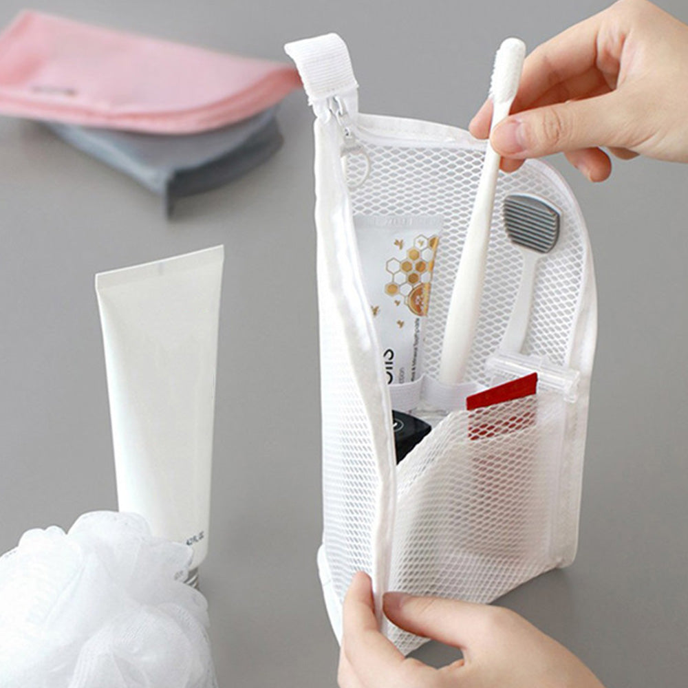 4 Pack Self Standing Toiletry Bag Waterproof Travel Cosmetic Organizer
