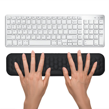 Ergonomic Wrist Rest Set for Keyboard and Mouse Computer Wrist Support Pads Arm Cushion for Typing Black
