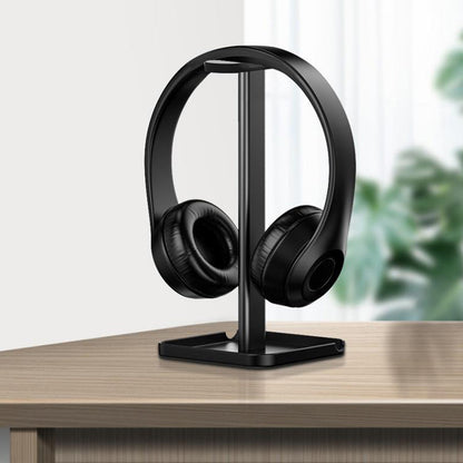 2-in-1 Gaming Headphone Stand Phone Holder Rack for Desk Display Rack Black