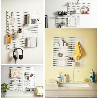 4Pcs Pegboard Combination Kit Pegboards and Accessories Modular Hanging for Organizer