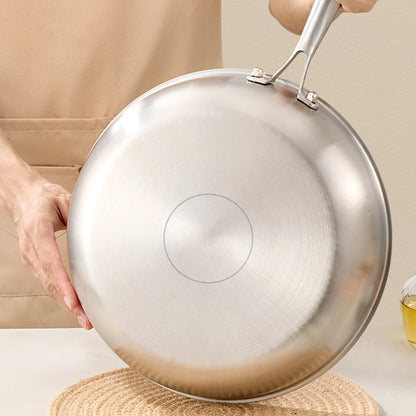 Stainless Steel Frying Pan Nonstick PFAS Free Oven for All Stoves