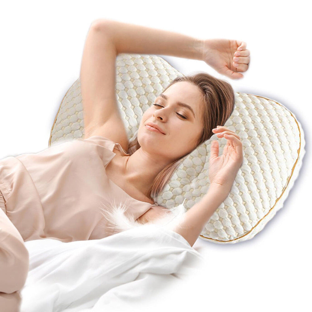 Ergonomic Neck Support Pillow Cervical Pillow for Side Back Sleepers