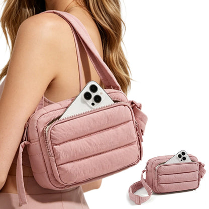 Large Capacity Crossbody Bag -Pink