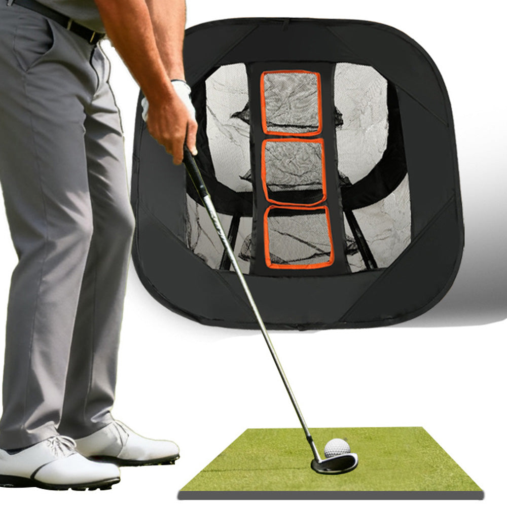 Portable Golf Chipping Practice Net Accuracy Training Net for Indoor and Outdoor Use