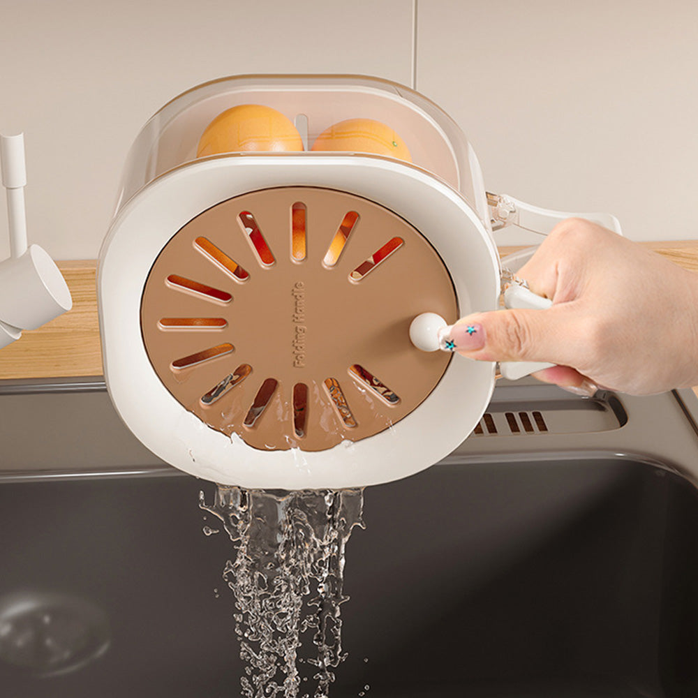 2 in 1 Collapsible Colander and Basin -Coffee