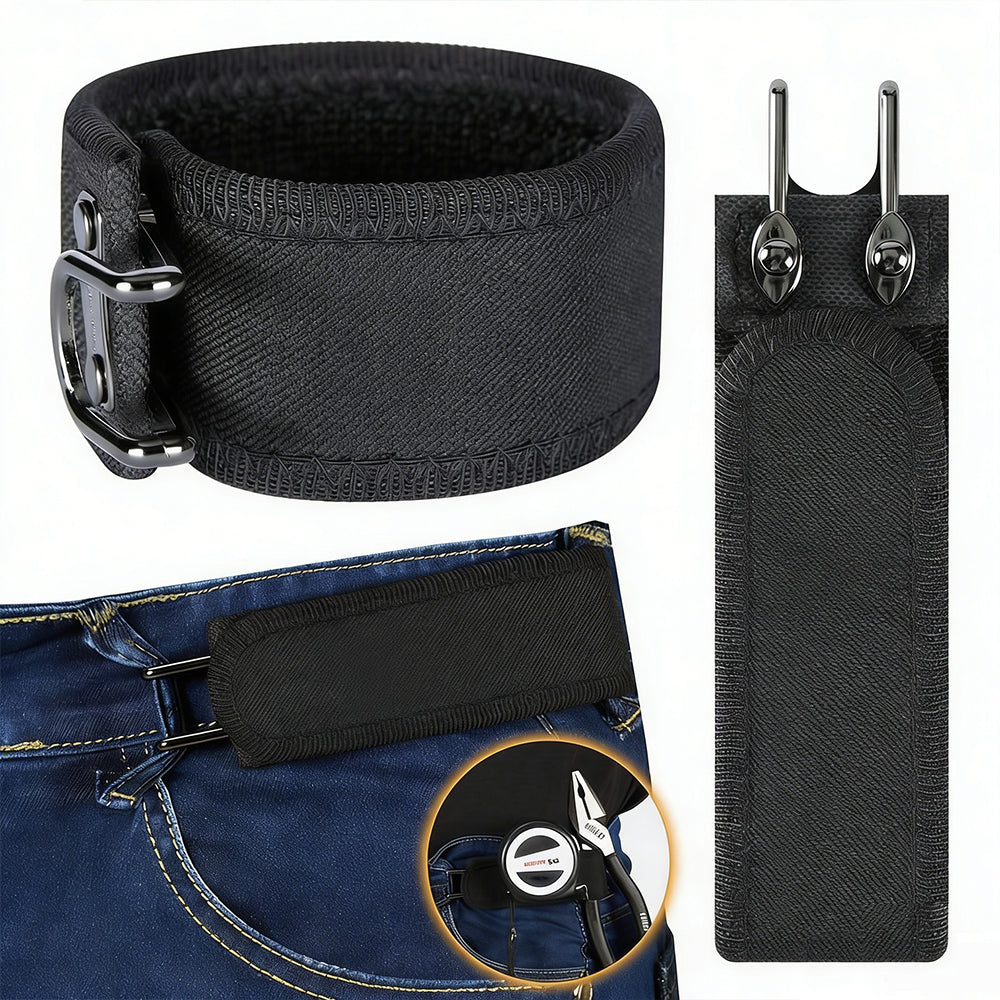 2Pcs Buckleless Elastic Belt