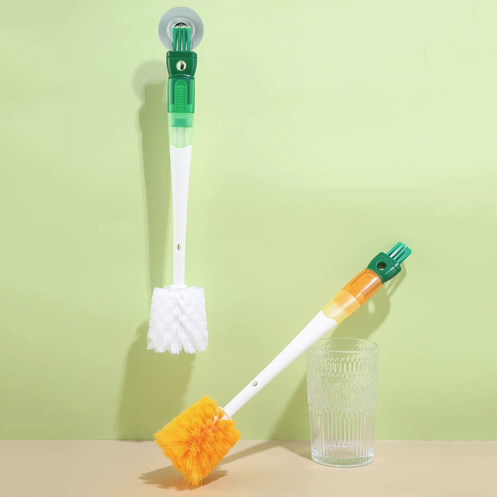 Bottle Brush Set 5 in 1 Water Bottle Cleaning Brush Lid Gap Detail Washer Brush Kit