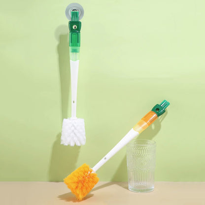 Bottle Brush Set 5 in 1 Water Bottle Cleaning Brush Lid Gap Detail Washer Brush Kit