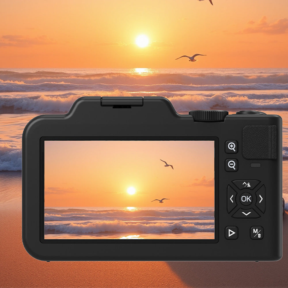 5K Dual Screen Digital Camera 18X Zoom Autofocus Video Camera