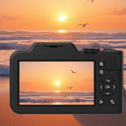 5K Dual Screen Digital Camera 18X Zoom Autofocus Video Camera