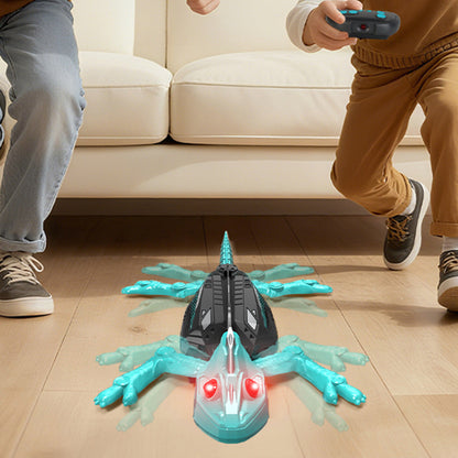 RC Wall Climbing Chameleon Toy with LED Eyes Electric Lizard for Kids Gift