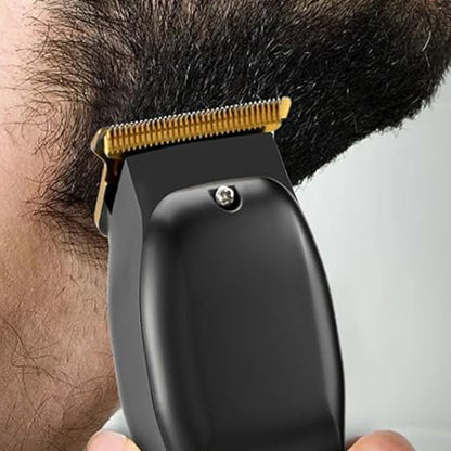 Rechargeable Men Hair Clipper Wet Dry Use for Home Dorm Barber Shop-Gold
