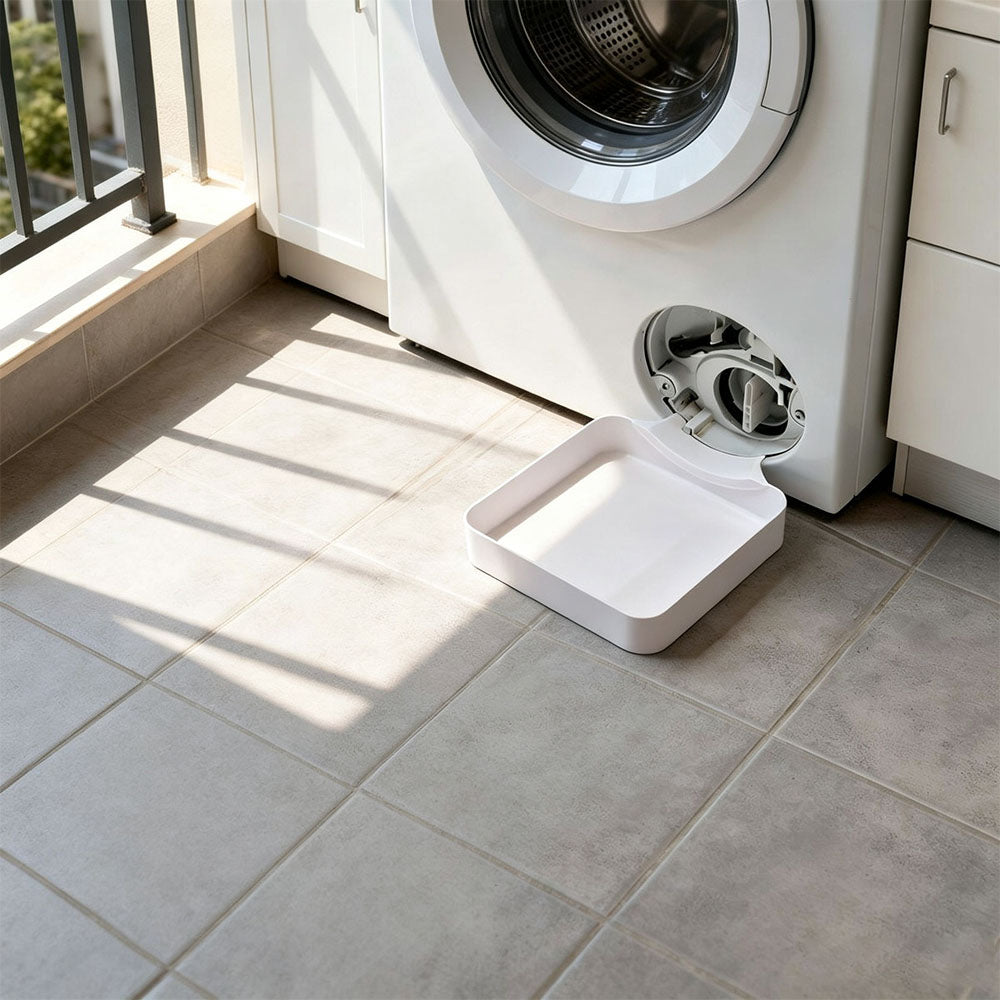 Washing Machine Drain Tray Filter Cleaning Pan