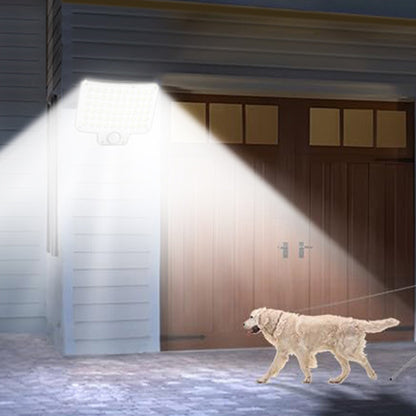 240LED Solar Motion Sensor Light Outdoor Wall Security Garden Flood Lamp IP44 Waterproof