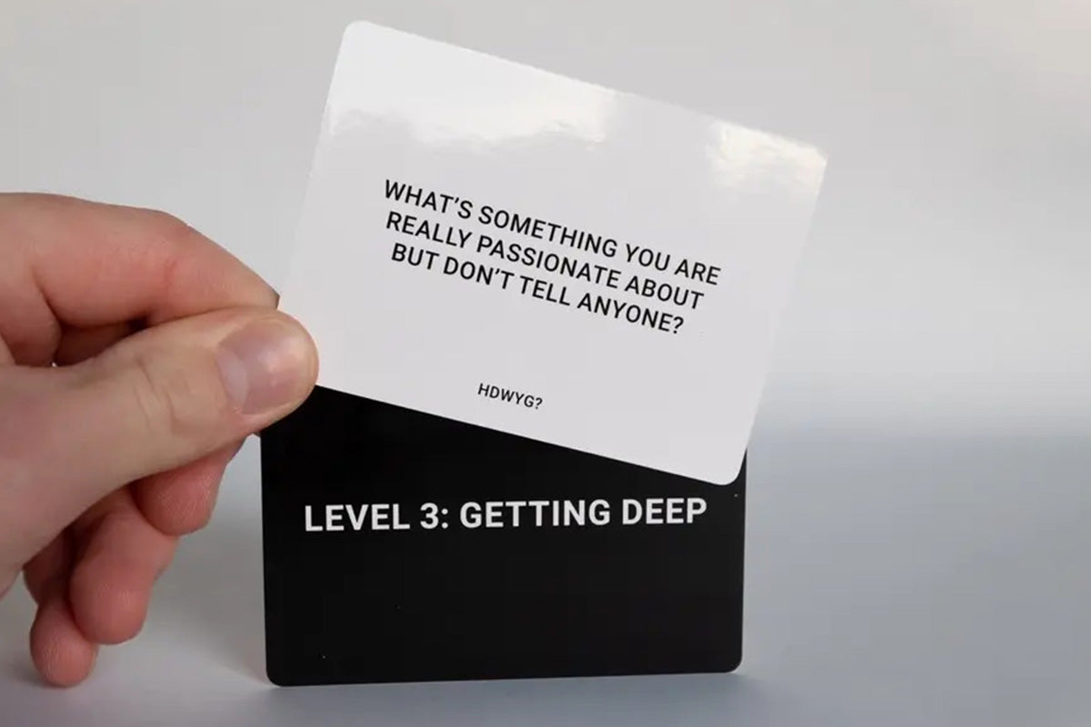 99 Question And Challenge Cards Game Of Questions To Deepen Connection Questions Card Game