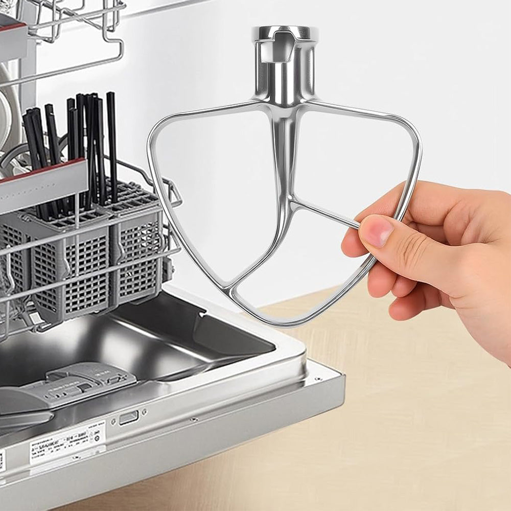 Stainless Steel Flat Beater for KitchenAid 4.5-5 Quart Tilt-Head Stand Mixer