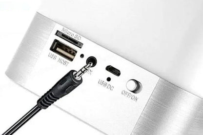 Bluetooth Music Speaker Alarm Clock Touch LED Night Light Desk Bedside Lamp