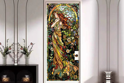 Static Cling Window Privacy Film Frosted Glass Window Sticker Window Covering Film