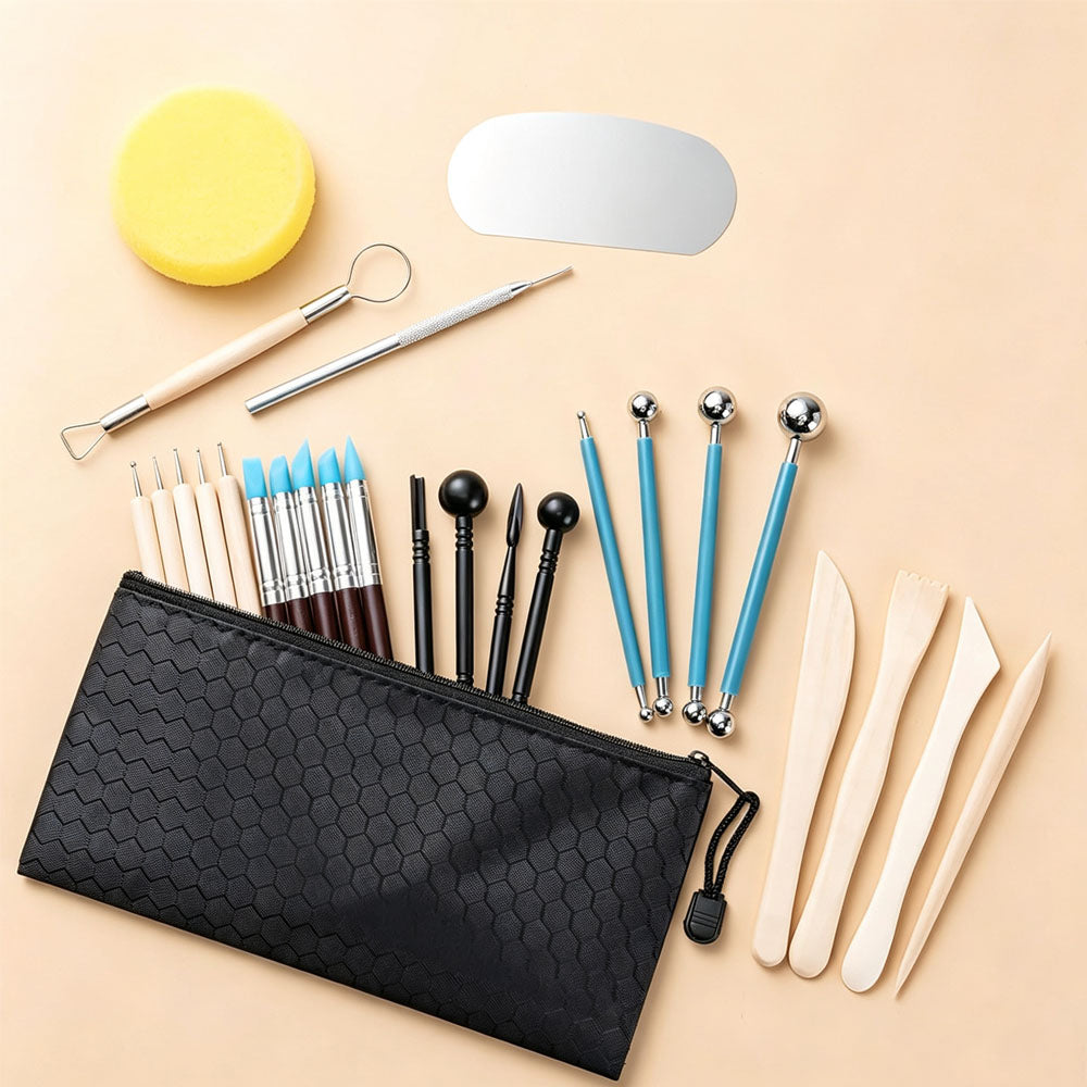 27 Piece Clay Tools Set for Sculpting Carving Pottery