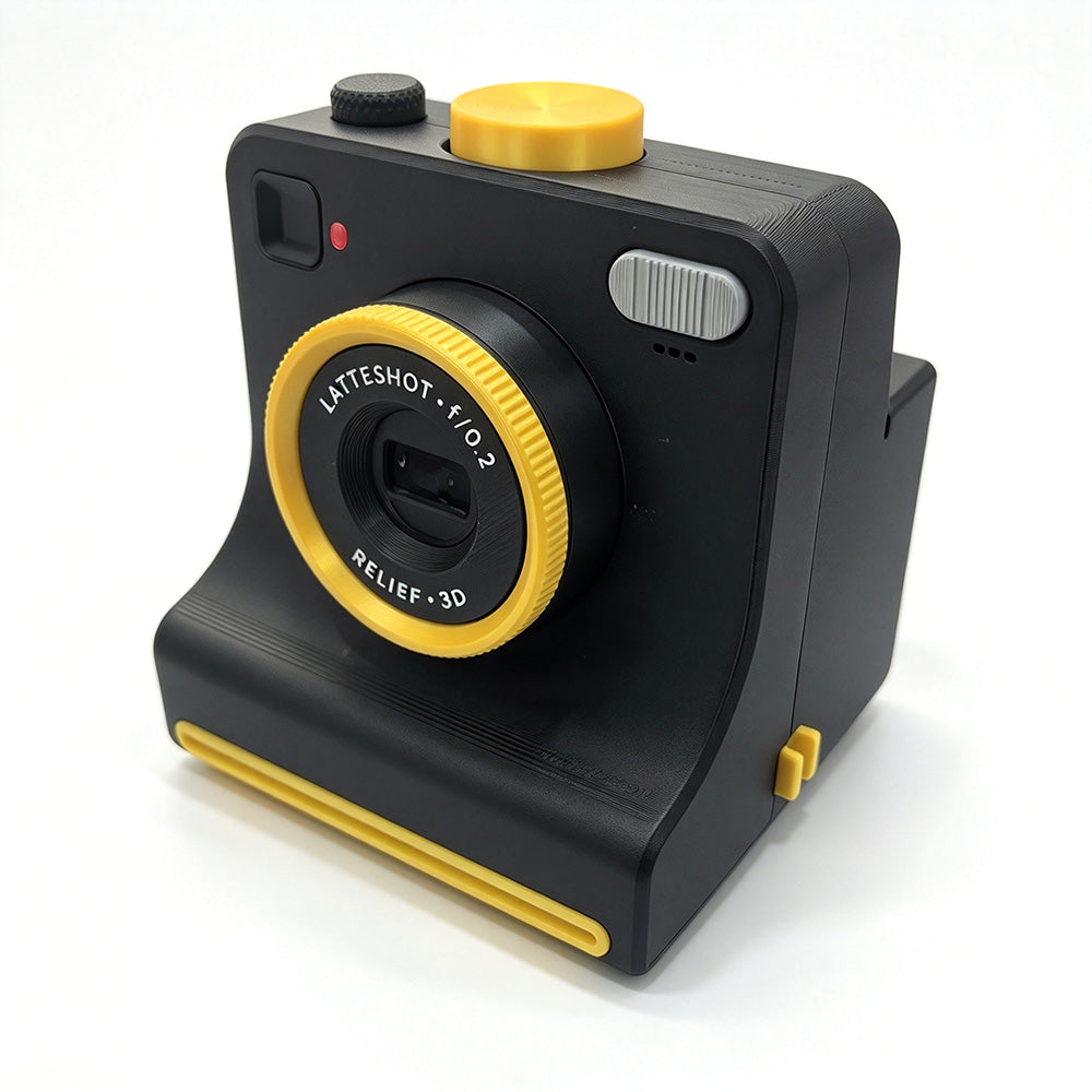 Retro Coffee Latte Art Stencil Tool 4 Animal Design Cards - Black