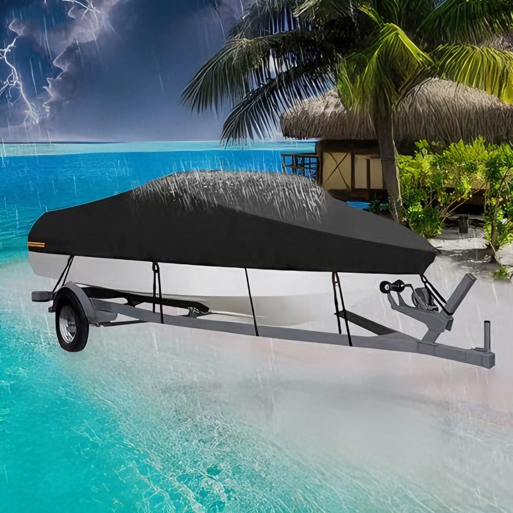 Heavy Duty Marine Grade Trailerable Open Boat Cover Waterproof