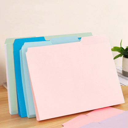 30 Pack File Folder Index Tabs Manila Paper Labels Morandi Colors for Office School