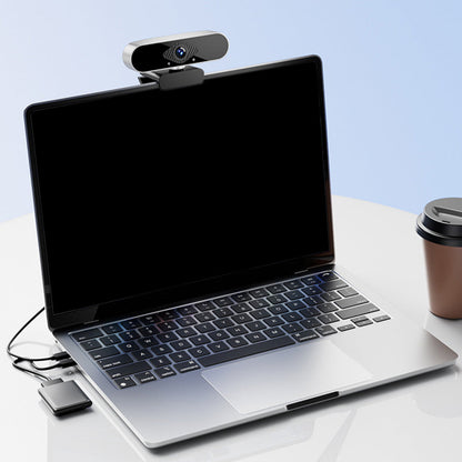 4K USB Webcam with Mic Full HD Computer Camera for Desktop and Laptop