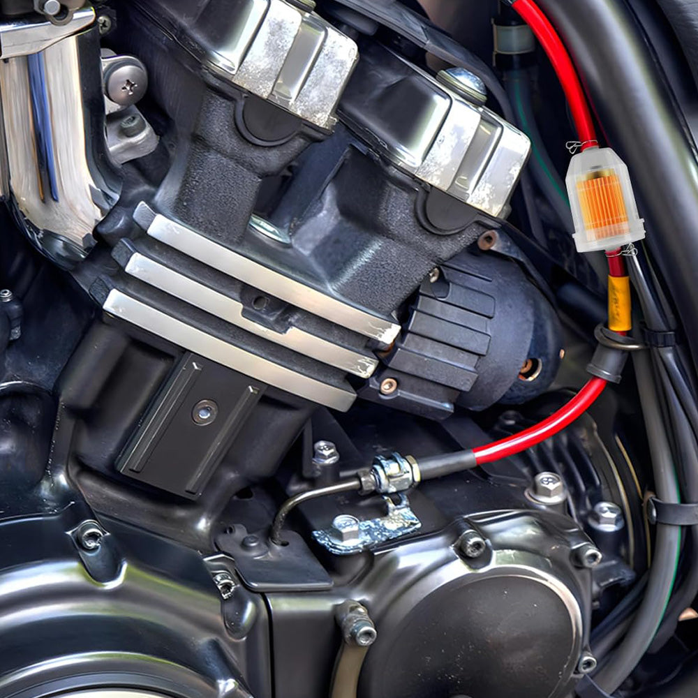 10PCS Inline Fuel Filters for Small Engines Motorcycles & Lawn Mowers