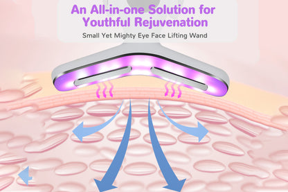 2Pcs  Neck Face Massager 7-in-1 Portable Facial Massager for Enhanced Face Neck and Shoulder Care with Vibrating and Warming Function