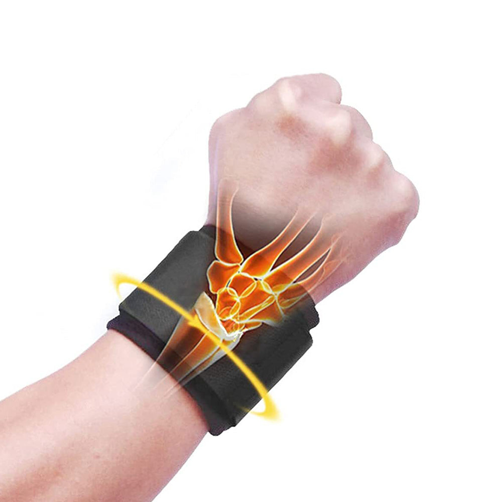 2PCS Wrist Compression Straps & Brace Supports for Fitness and Weightlifting