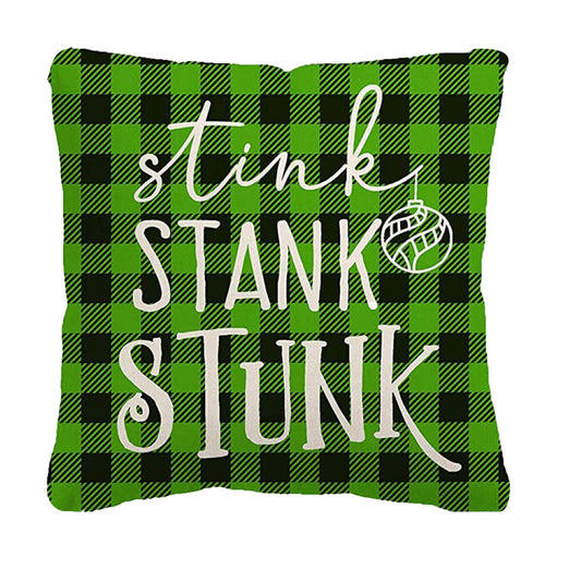 Christmas Pillow Covers Cute Print Throw Cushion Case for Couch Sofa Bed Bedroom Home Decor-Style 8