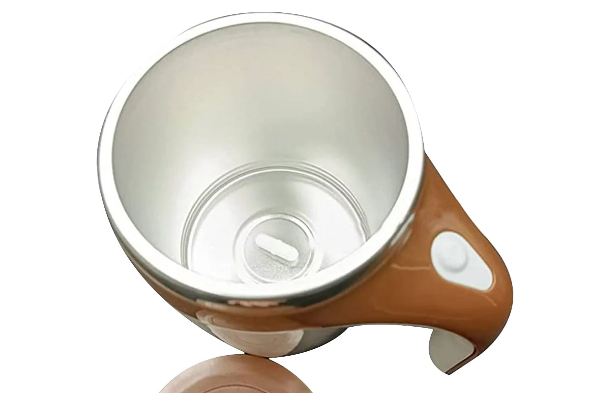 Stainless Automatic Magnetic Stirring Coffee Cup For Coffee Milk Home Office Travel-Coffee