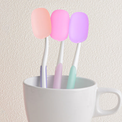 8 Piece Toothbrush Covers with Storage Case