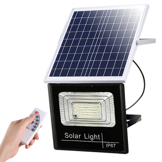 100W Solar LED Flood Light Water Resistance Outdoor Spotlight Garden Yard Lamp