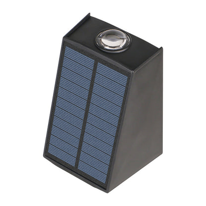 2Pcs Solar Wall Lights Outdoor Up and Down Sconce Lights for Garden Patio Garage Porch Warm