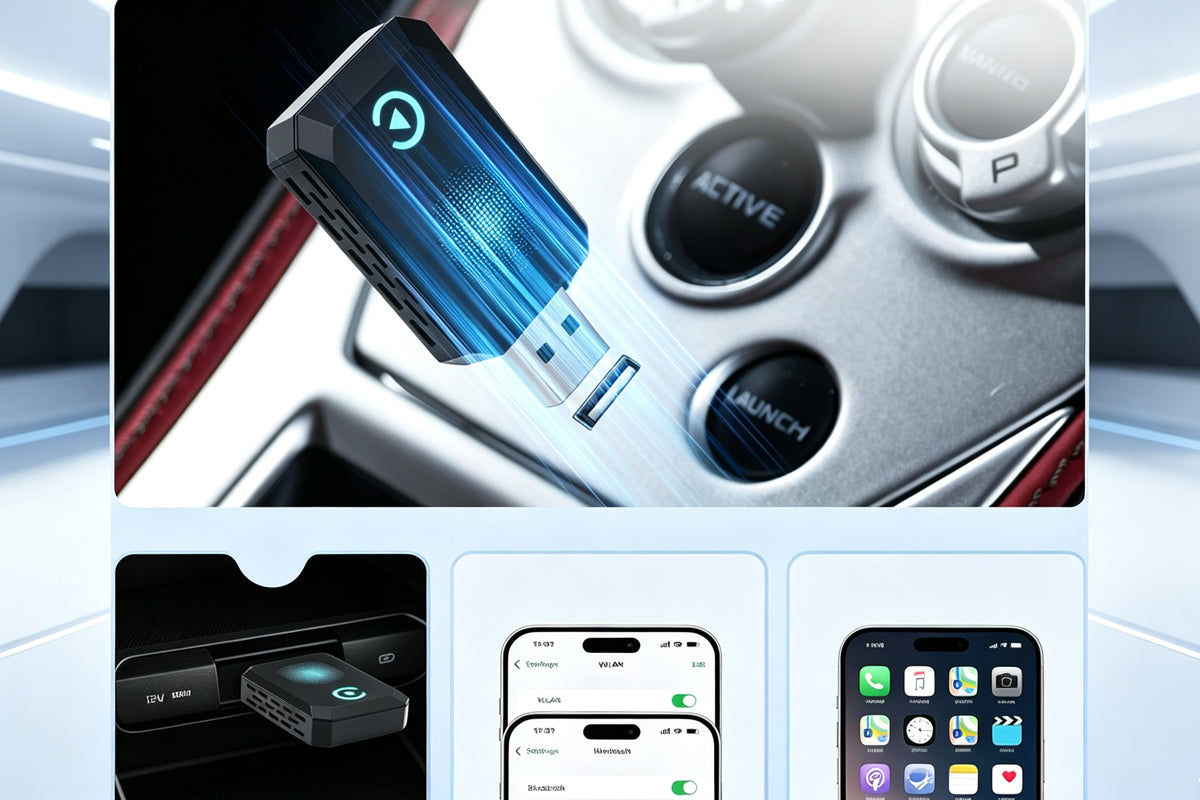 2-in-1 Wireless CarPlay Adapter