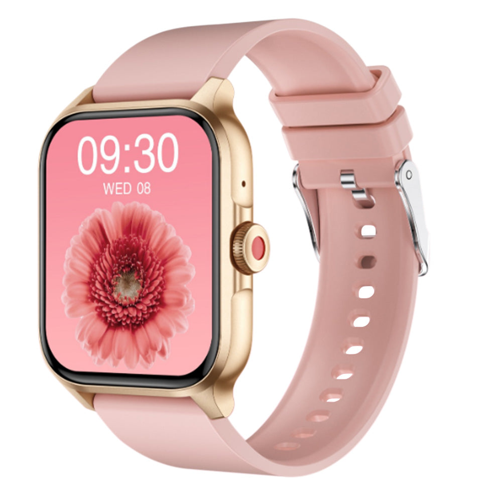 Bluetooth Smart Watch 1.85in HD Fitness Watch with 100+ Sports Modes Heart Rate Sleep Monitor for iOS Android Pink