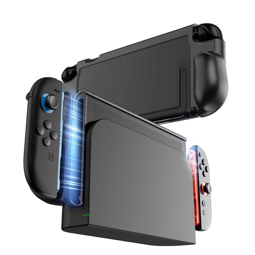 Dockable Protective Case Shell Cover with Grip for Nintendo Switch 2