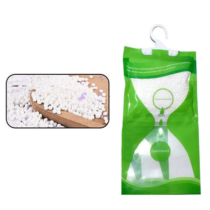 5Pcs Dehumidifier Bag Moisture Absorber Hanging Bag Wardrobe Drying Anti-mold Agent