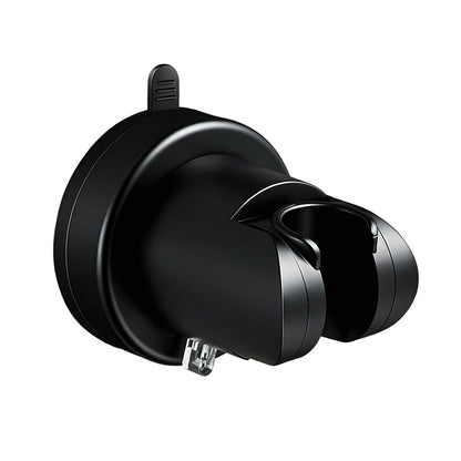Adjustable Vacuum Suction Shower Head Holder with No Drill Mount - Black