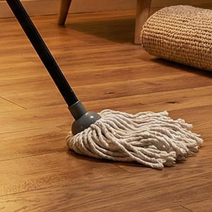 Cotton Mop with Stainless Steel Handle and Refill Head