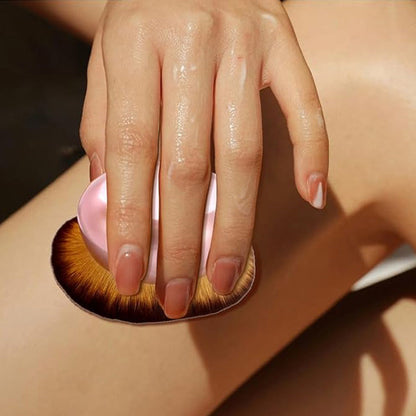 Extra Large Body Makeup Brush for Self Tanner & Liquid Cream Blending Pink