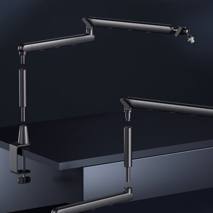 Microphone Boom Arm Low Profile Adjustable Stick Microphone Arm Stand