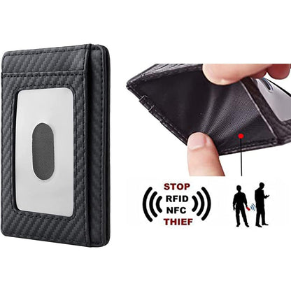 For Apple Airtag Wallet PU Leather Credit Card RFID Blocking Money Holder Cover Case