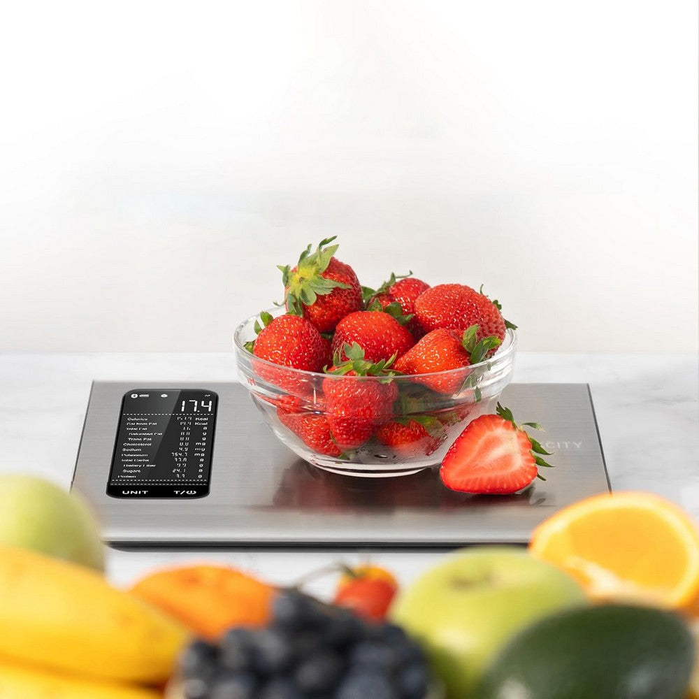 Kitchen Food Scale with Nutritional Calculator and 19 Neutrons Tracking